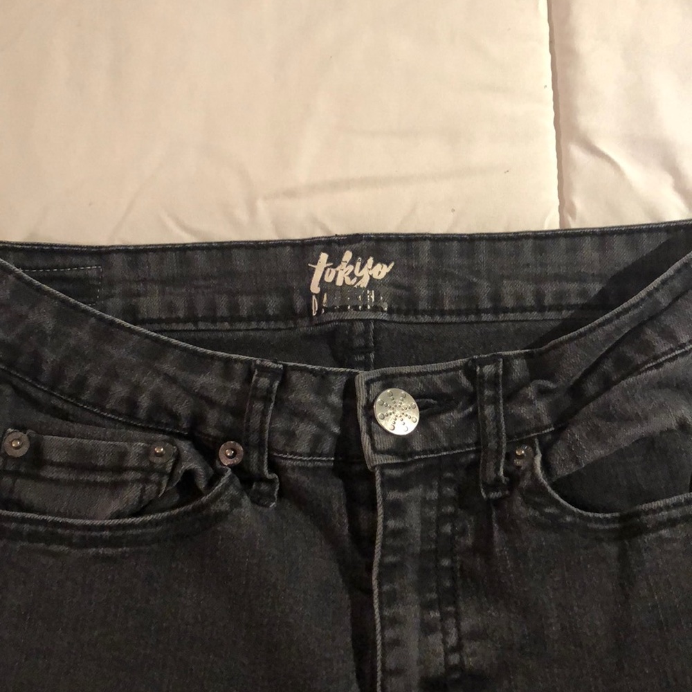 Charcoal High Waisted Jeans